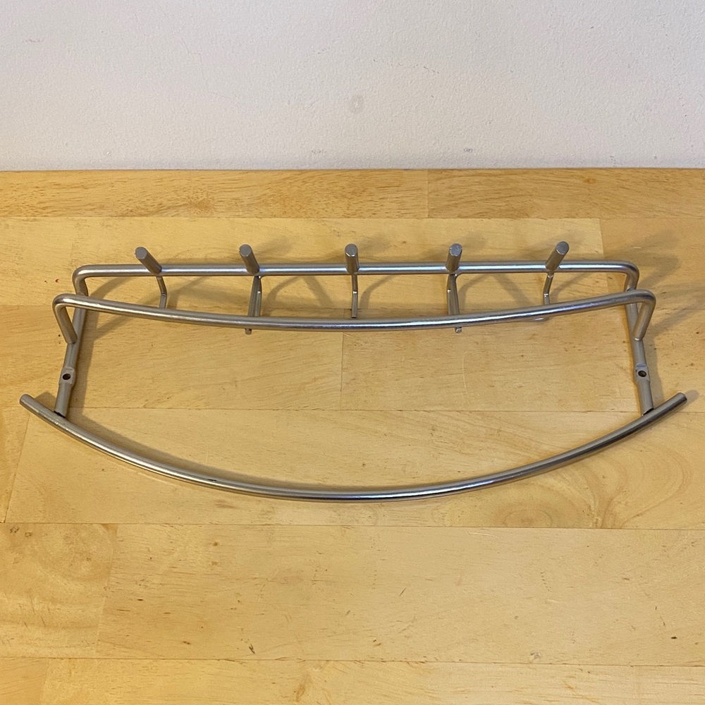 Modern Silver Wall Rack - Picture 5 of 10